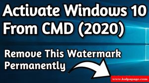 How To Activate Windows 10 With CMD Without Software
