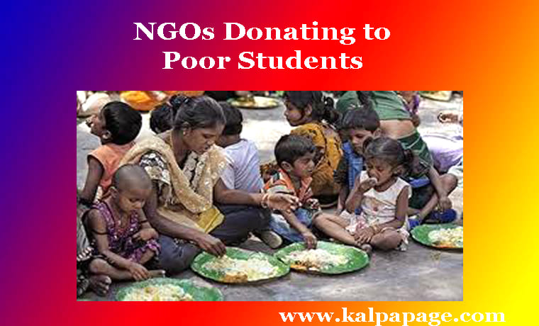NGOs Donating to Poor Students NGOs Donating to Poor Students