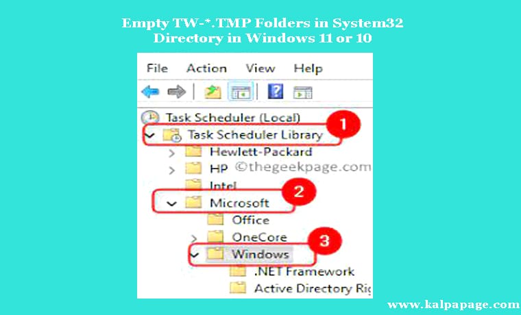 Empty TW-*.TMP Folders in System32 Directory in Windows 11 or 10 Empty TW-.TMP Folders in System32 Directory in Windows 11 or 10
