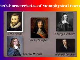 Chief Characteristics of Metaphysical Poetry