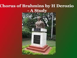 Chorus of Brahmins by H Derozio - A Study