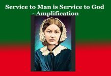 Service to Man is Service to God – Amplification Service to Man is Service to God - Amplification