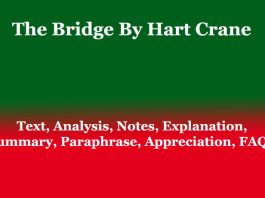 The Bridge By Hart Crane