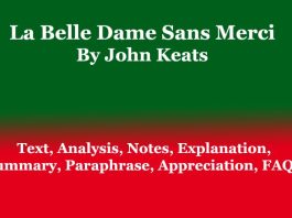 La Belle Dame Sans Merci