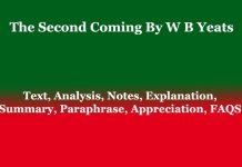 The Second Coming By W B Yeats The Second Coming By W B Yeats