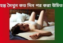 হস্ত মৈথুন কত দিন পর করা উচিত হস্ত মৈথুন কত দিন পর করা উচিত