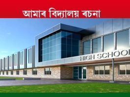 আমাৰ বিদ্যালয় ৰচনা